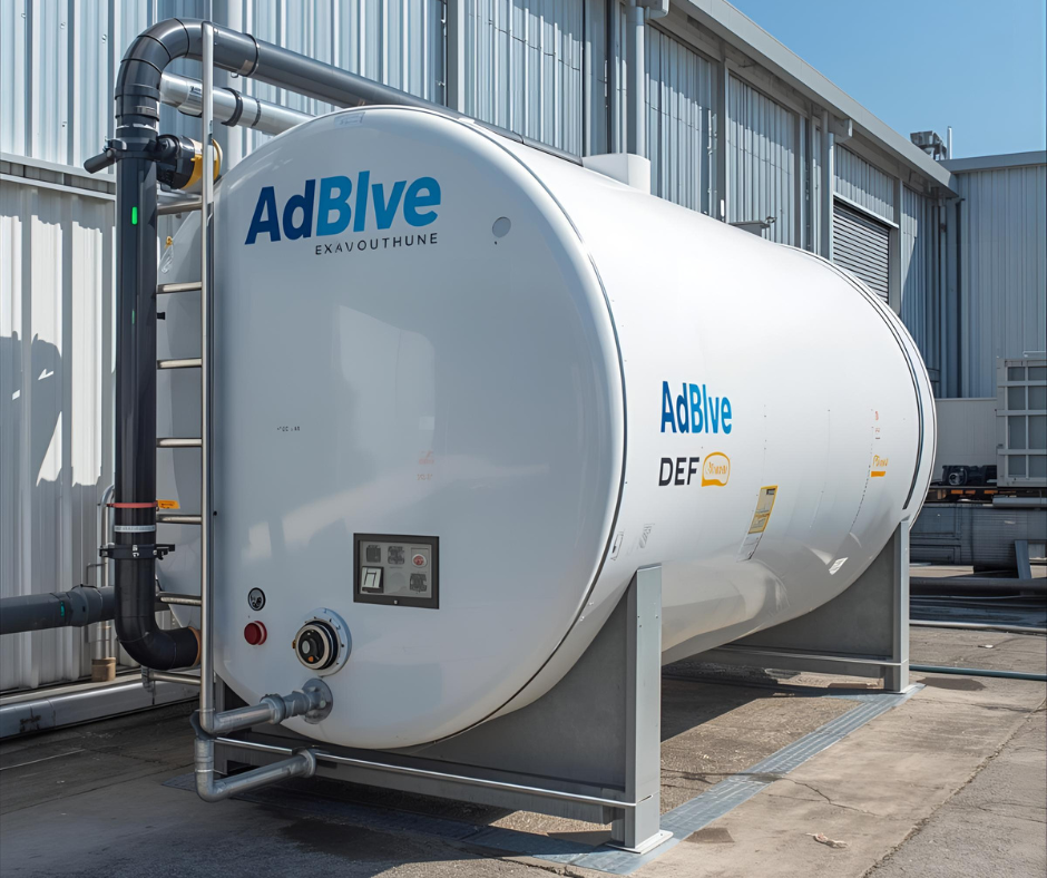 Photograph of an AdBlue DEF Storage Tank