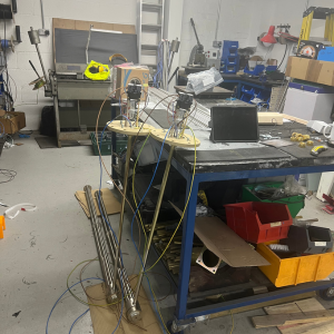 Image of a fuel tank heater being built in the workshop at Preheat