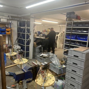 Image of engineer building fuel tank heaters in workshop at Preheat