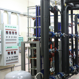 Image of a control panel in an engine room.