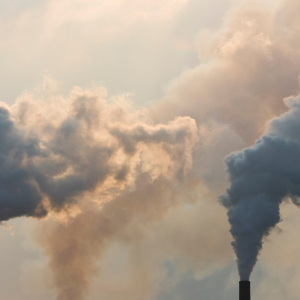 Image of lots of industrial emissions.
